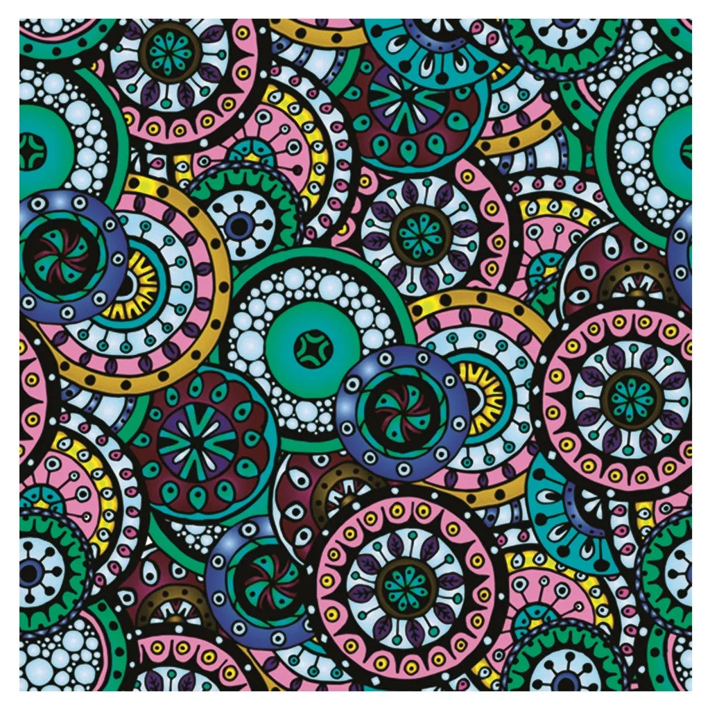 Floral Decoupage Textures Adhesive Vinyl Sheet