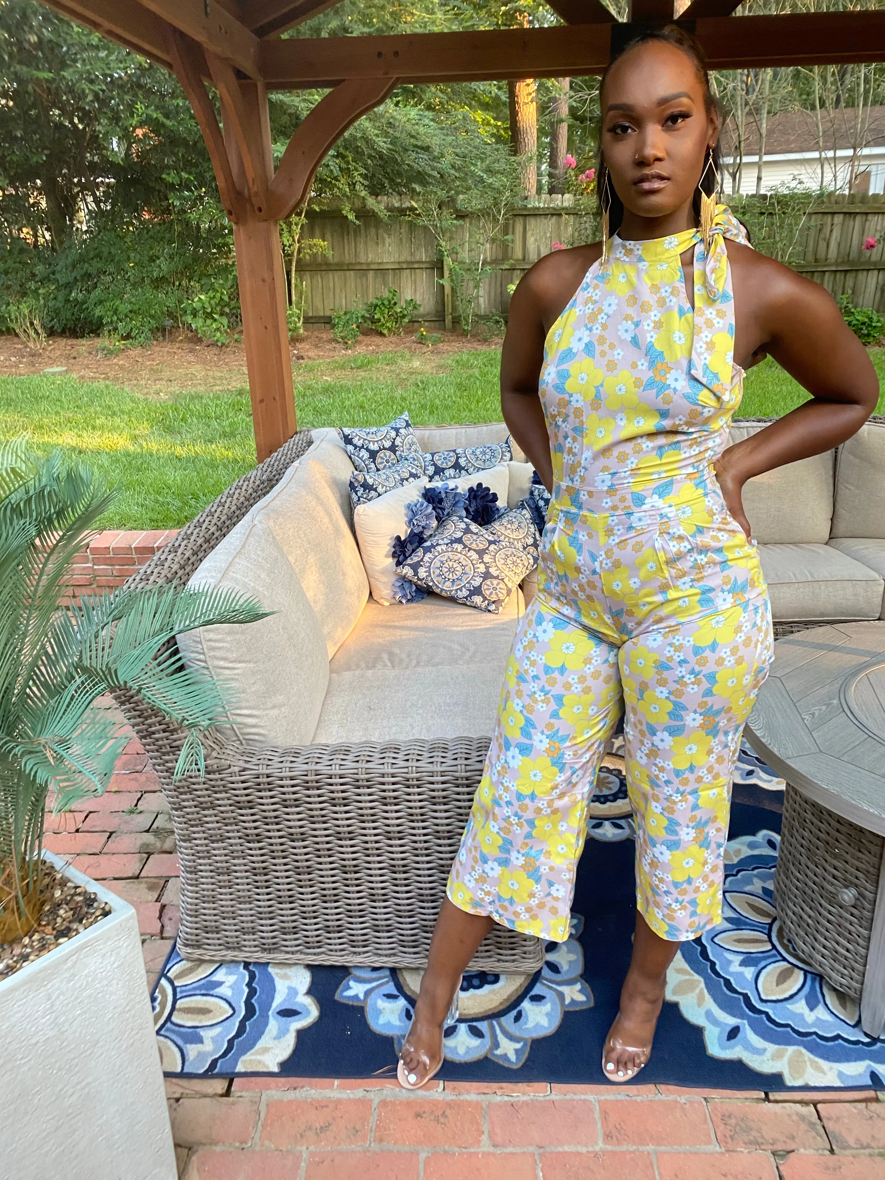 Floral Jumpsuit