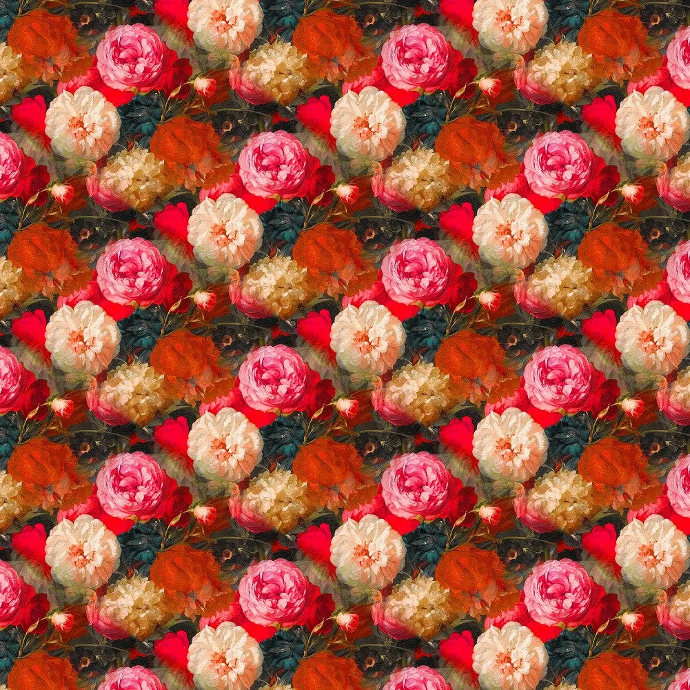 Flower Pattern Heat Transfer Vinyl Sheet