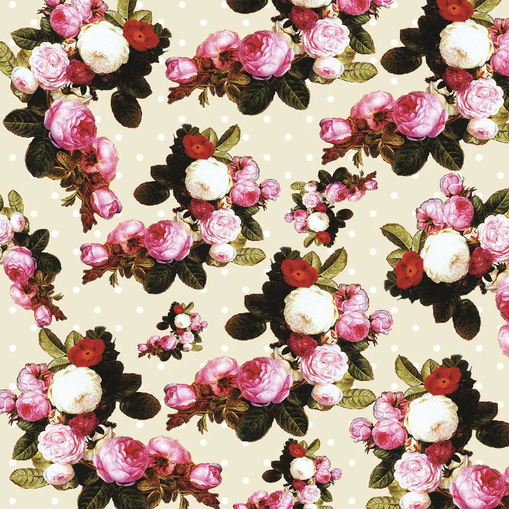 Flower Pattern Heat Transfer Vinyl Sheet