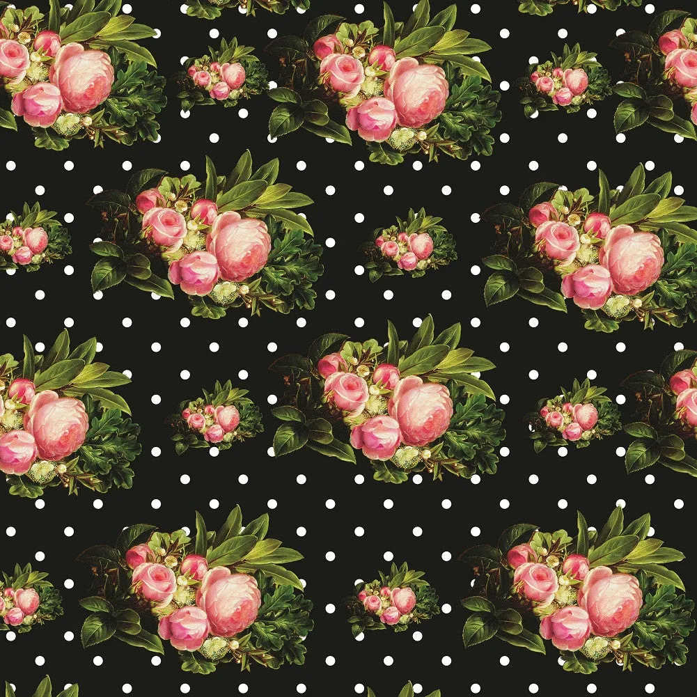 Flower Pattern Heat Transfer Vinyl Sheet