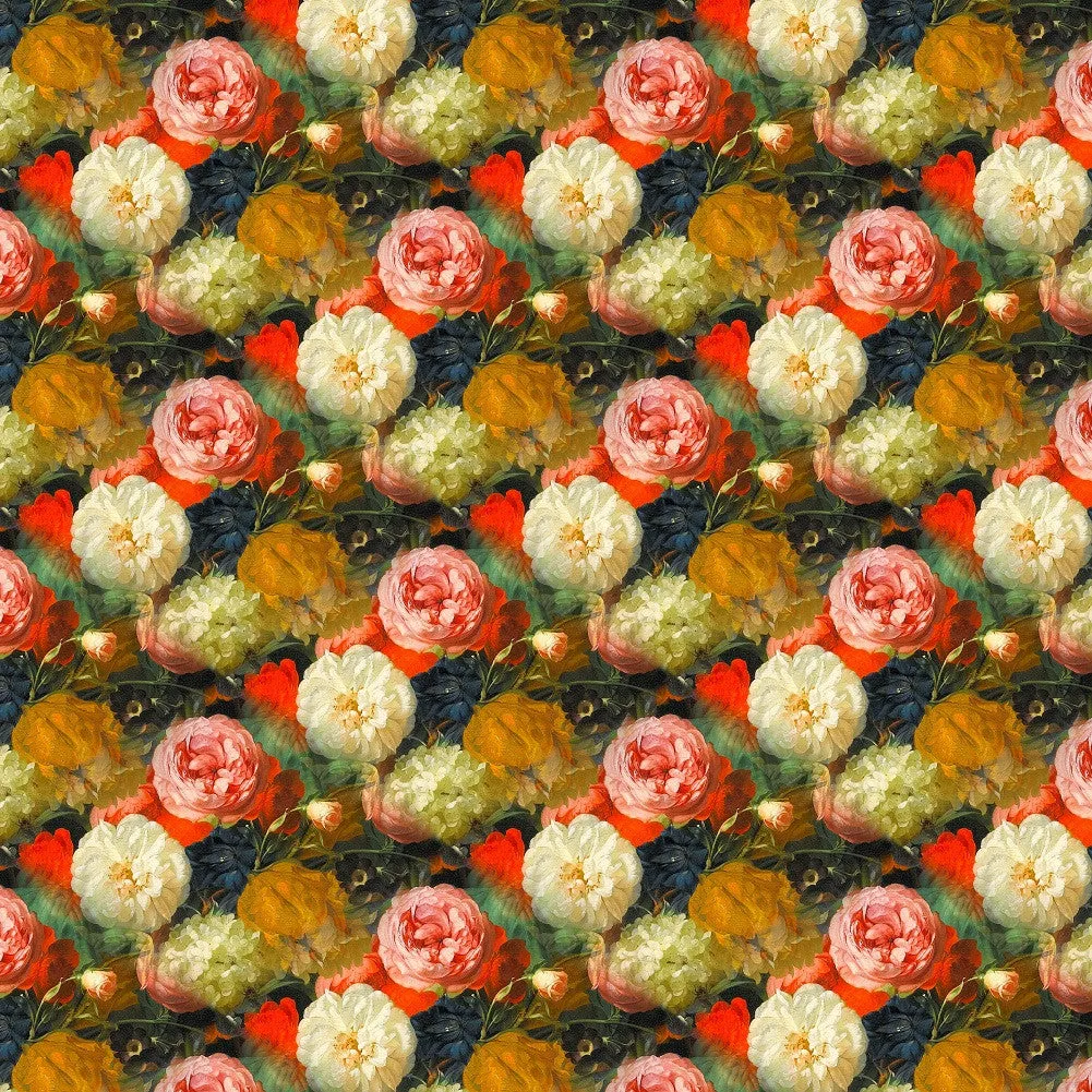 Flower Pattern Heat Transfer Vinyl Sheet