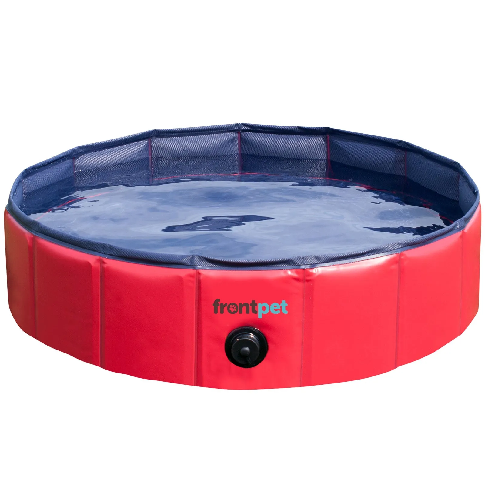 Folding Dog Pool with Drain Plug