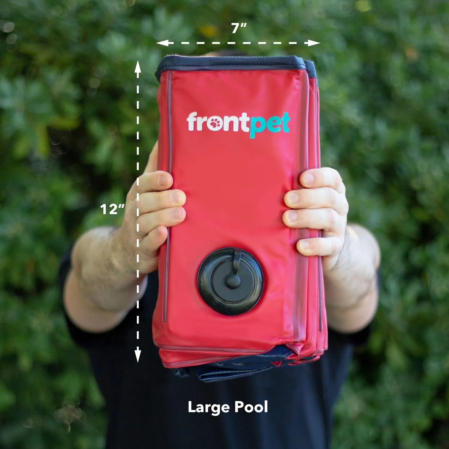 Folding Dog Pool with Drain Plug