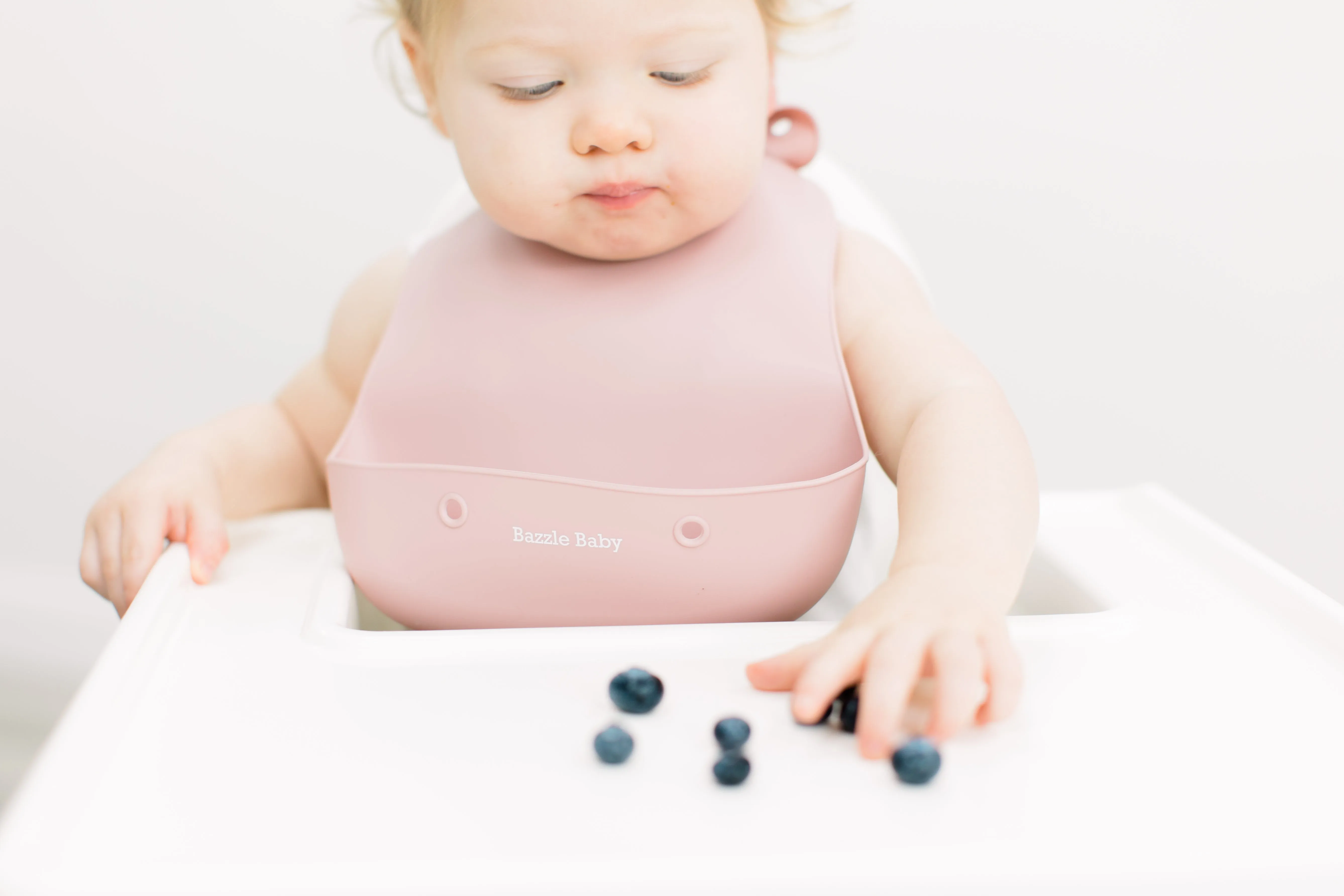 Foodie® Bib Silicone Bib With Food Catcher Pocket 2-Pack: Mauve   Cement