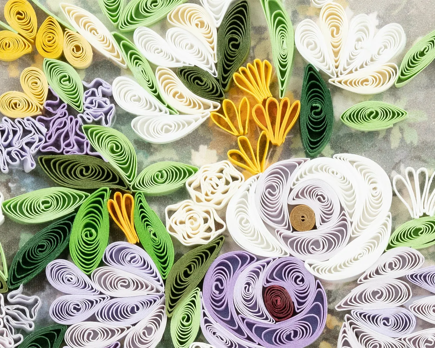 Framed Artist Series - Quilled Spring Bouquet, Renoir