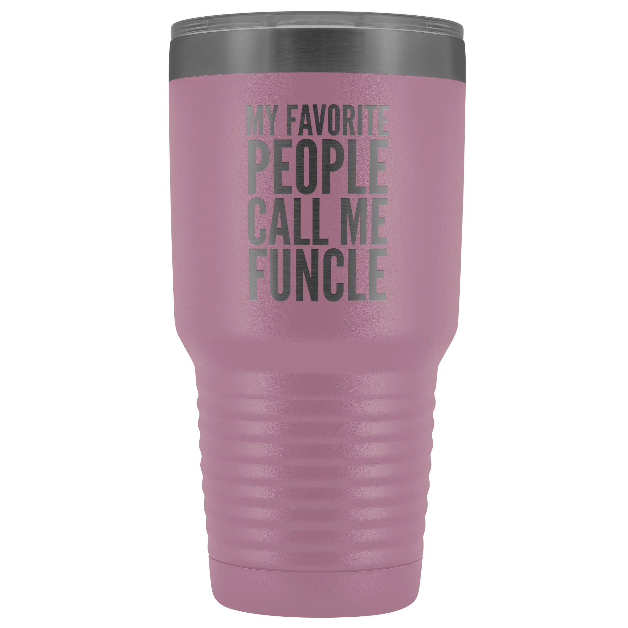 Funcle Gifts for Uncle My Favorite People Call Me Funcle Tumbler Metal Mug Double Wall Insulated Hot Cold Travel Cup 30oz BPA Free