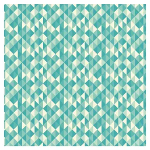 Geometric Buttercup and Ocean Adhesive Vinyl Sheet