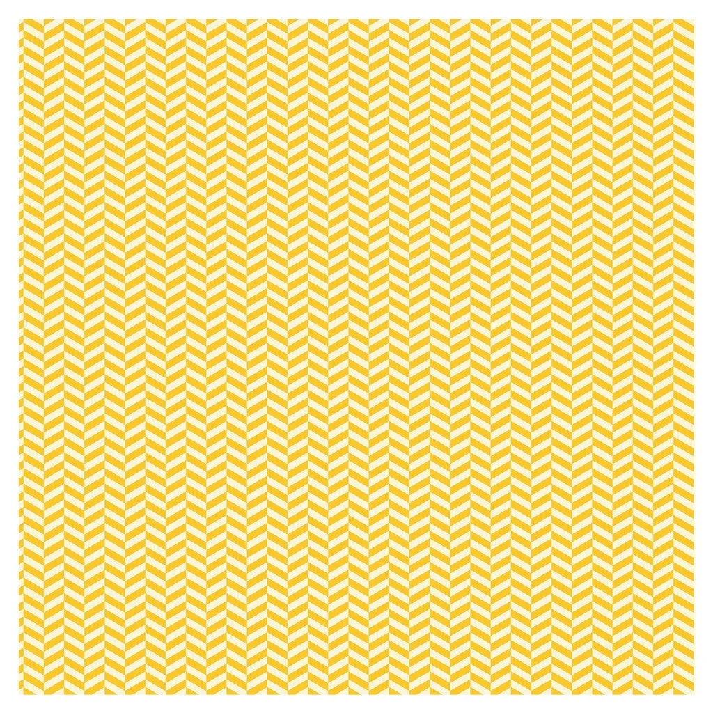 Geometric Buttercup and Ocean Adhesive Vinyl Sheet