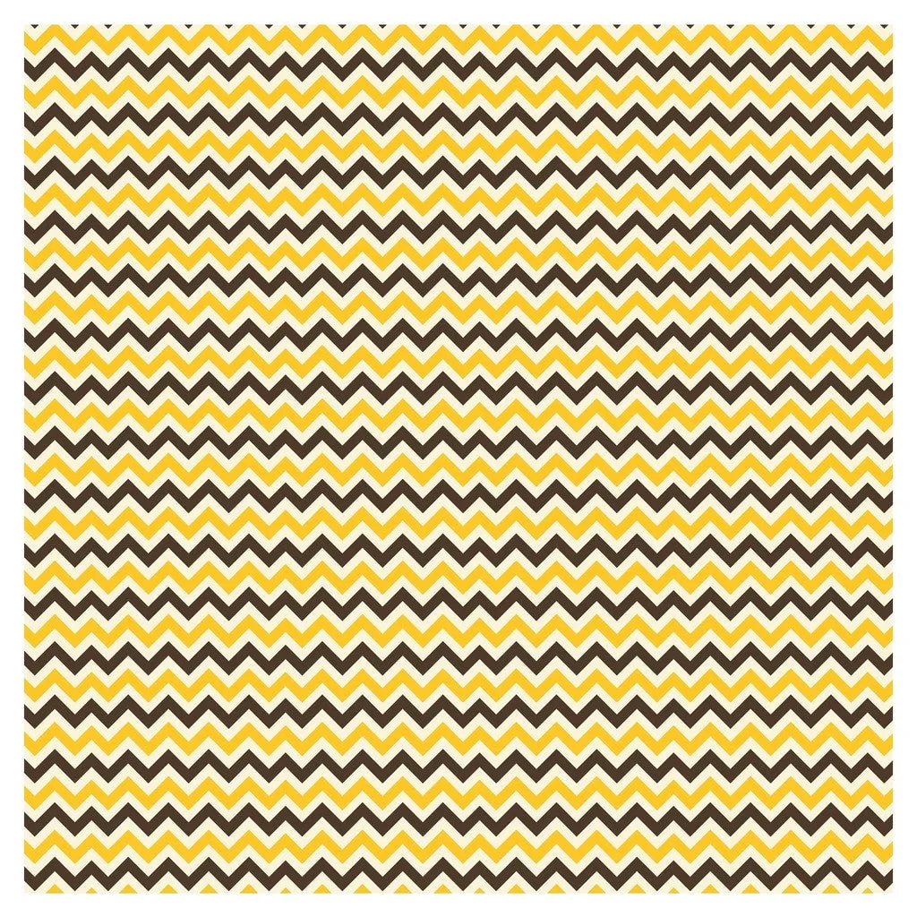 Geometric Buttercup and Ocean Adhesive Vinyl Sheet