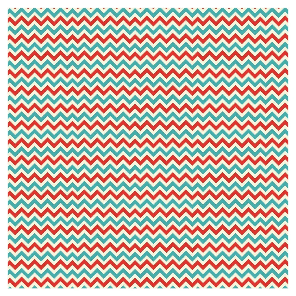 Geometric Buttercup and Ocean Adhesive Vinyl Sheet