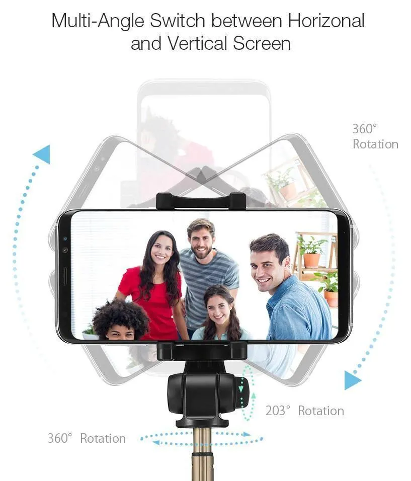 Get Your Own Top Rated Wireless Bluetooth Selfie Stick PLUS Mini Tripod & You Get FREE Shipping Too!  🚛