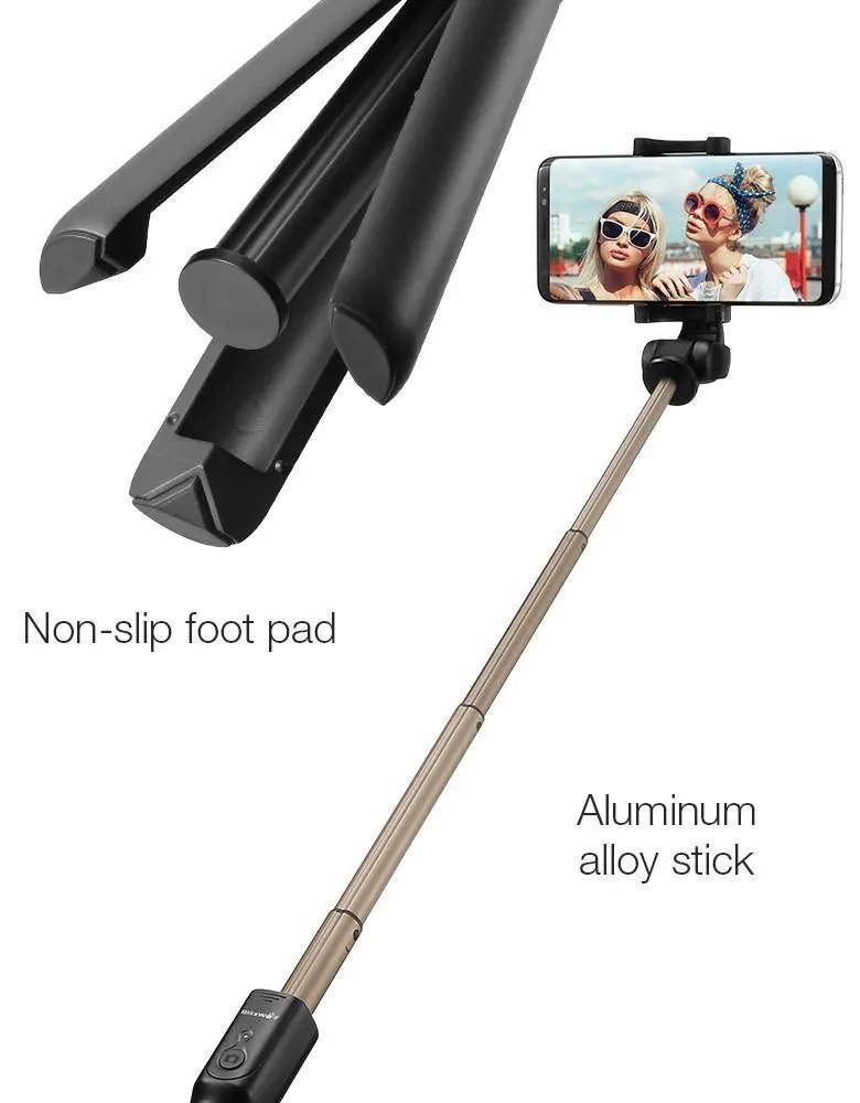 Get Your Own Top Rated Wireless Bluetooth Selfie Stick PLUS Mini Tripod & You Get FREE Shipping Too!  🚛