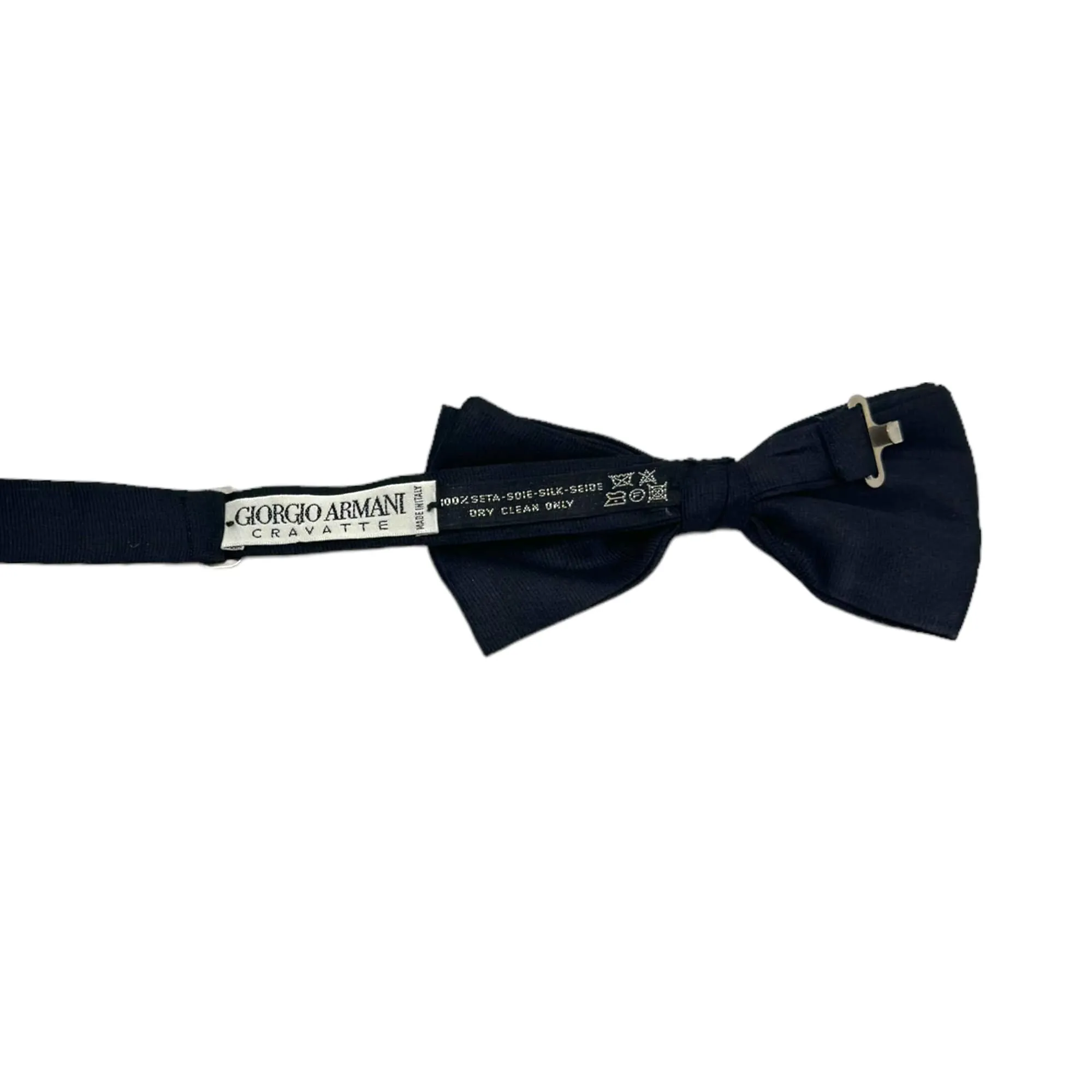 GIORGIO ARMANI Cravatte Silk Bow Tie - Black