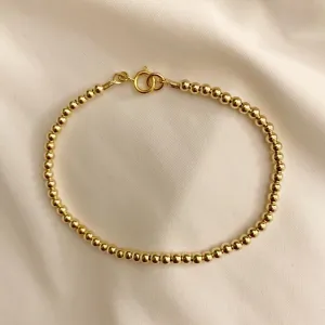 Gold Beaded Bracelet
