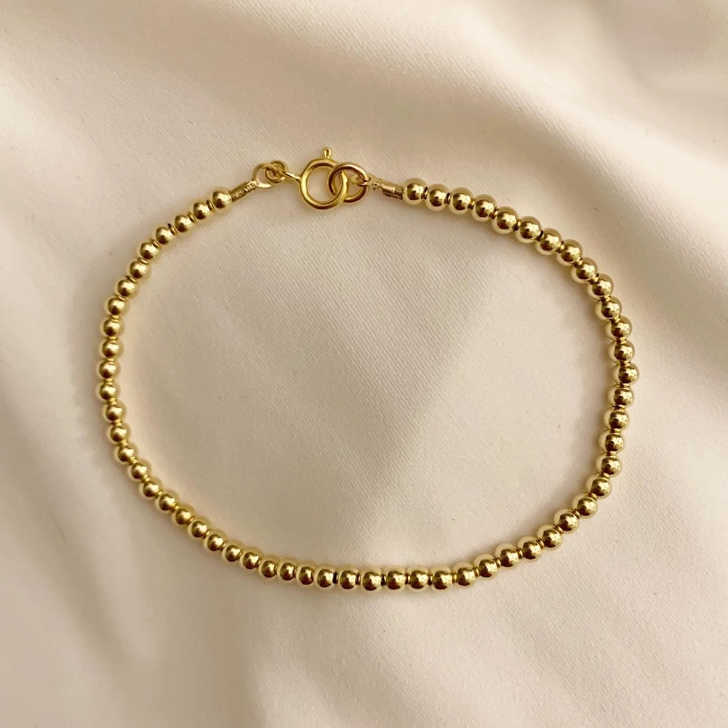 Gold Beaded Bracelet