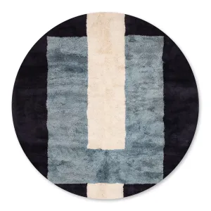 Grande Arche Round - Luxury Shag Moroccan Rug