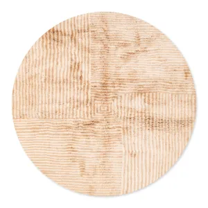 Gravity Center Round - Luxury Shag Moroccan Rug