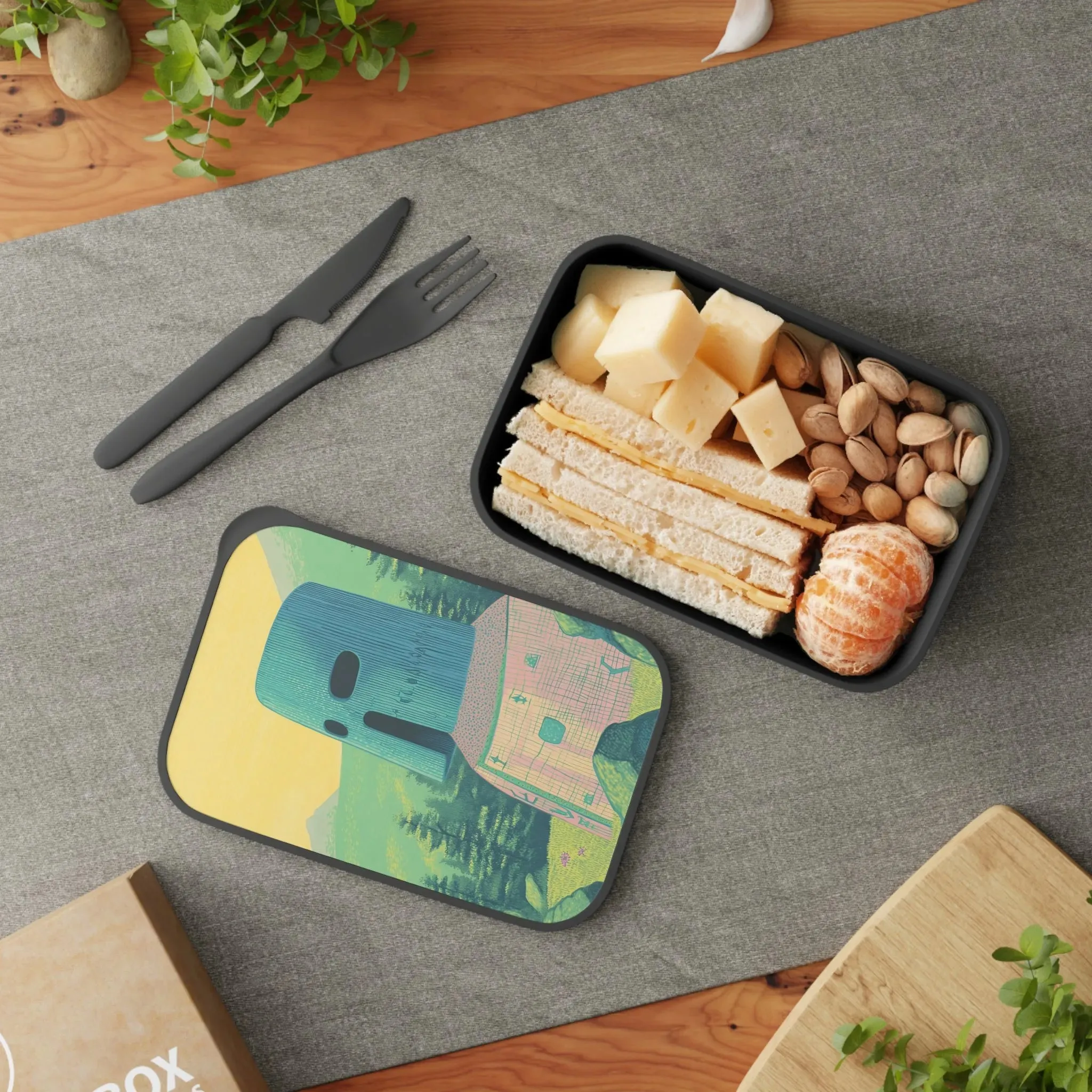 Guardian of Forgotten Realms PLA Bento Box with Band and Utensils