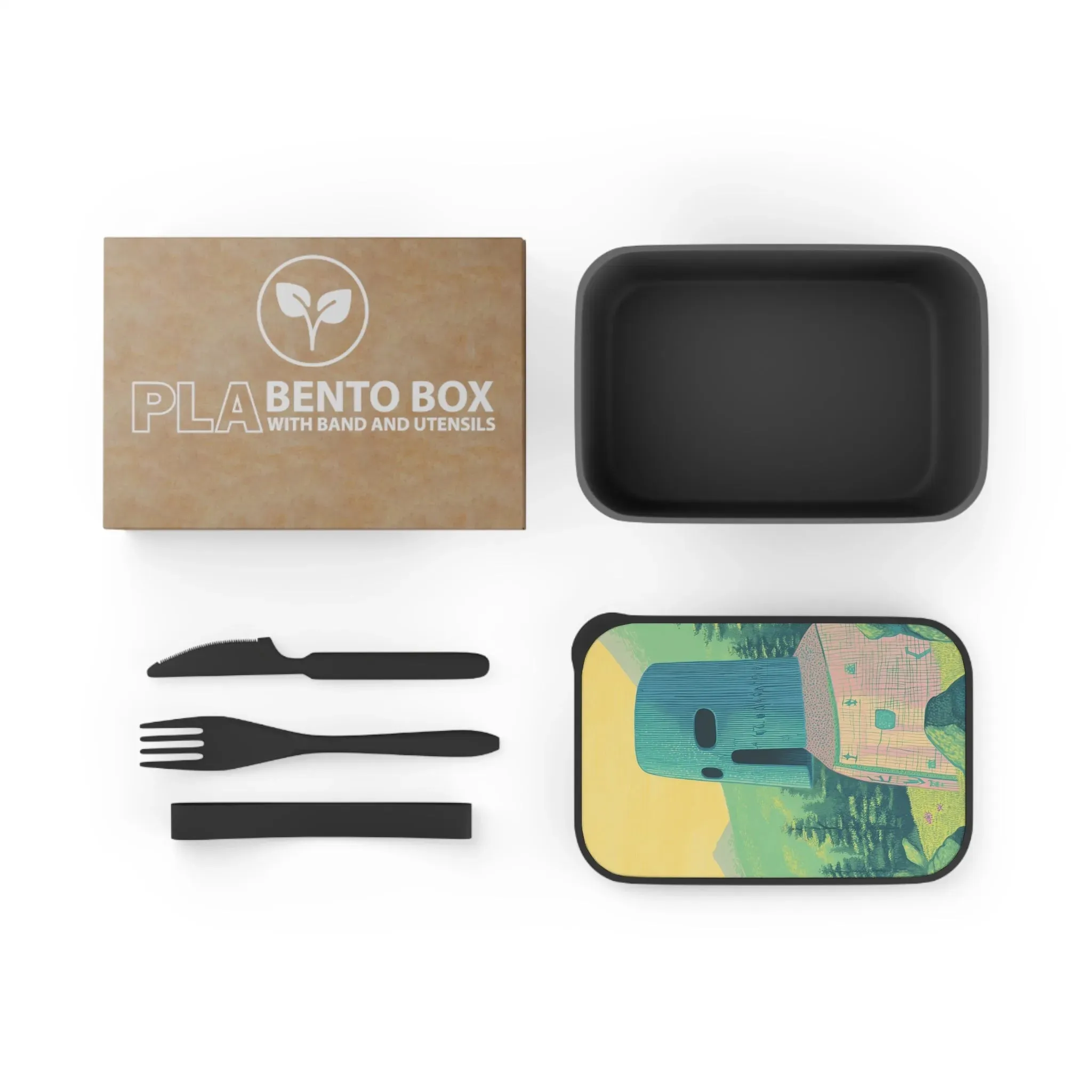 Guardian of Forgotten Realms PLA Bento Box with Band and Utensils