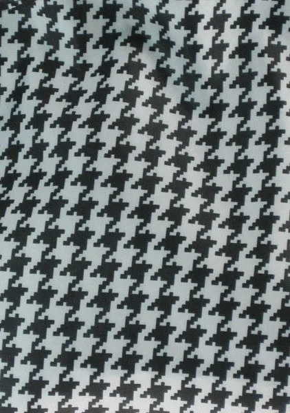 Hairdresser Dog Groomer Stylist Apron In Classic Black White Hounds-tooth