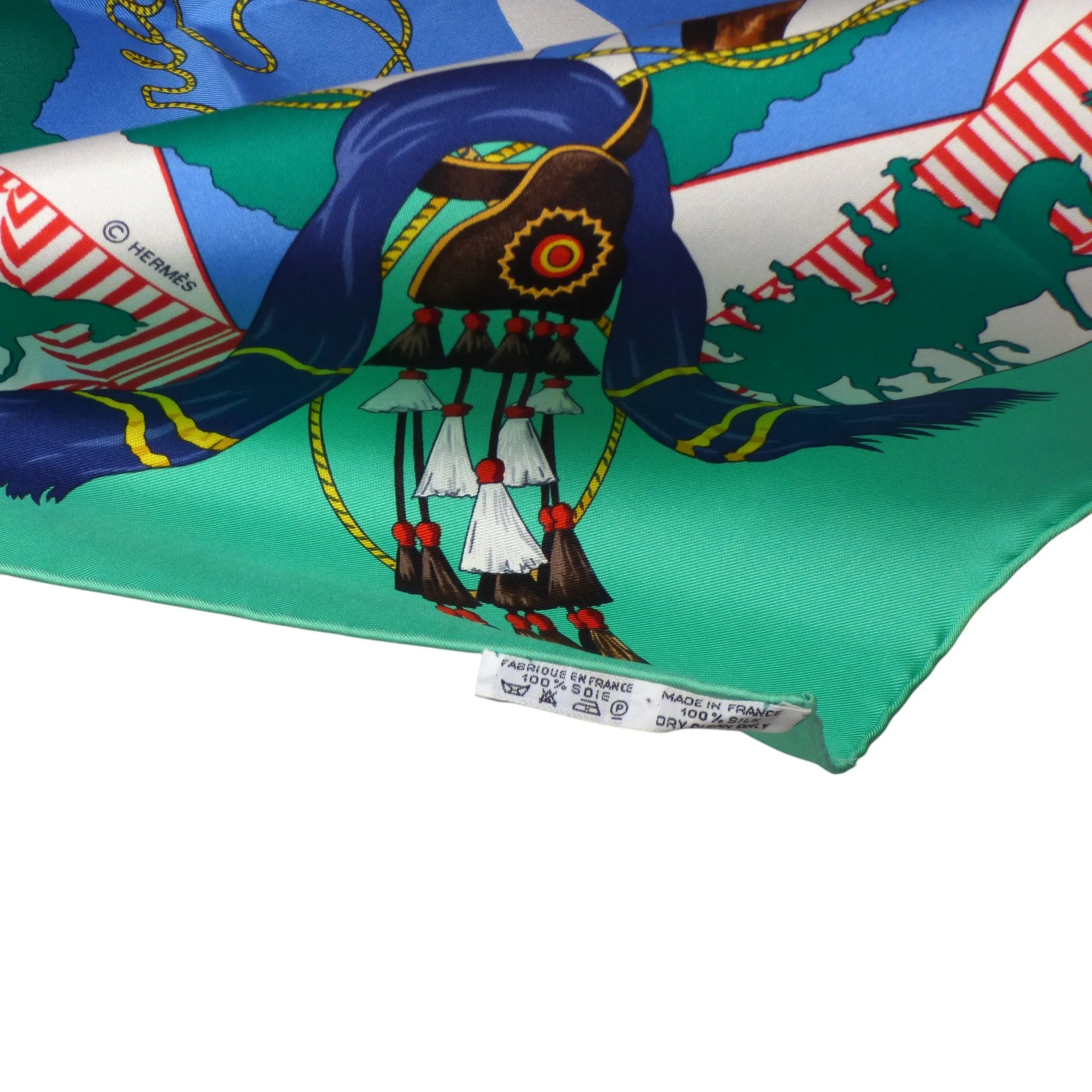 HERMES- "Feria de Sevilla" Silk Twill Scarf