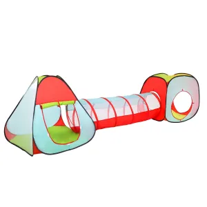 Hey! Play! Kids Tent Cube and Tunnel- Pop Up Girls and Boys