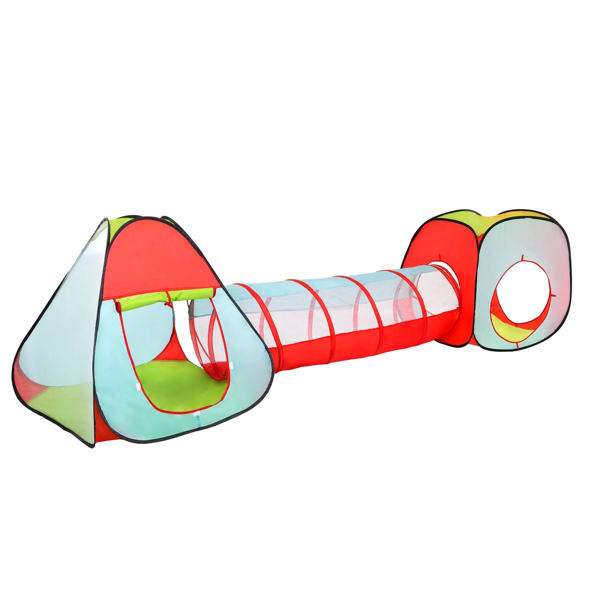 Hey! Play! Kids Tent Cube and Tunnel- Pop Up Girls and Boys