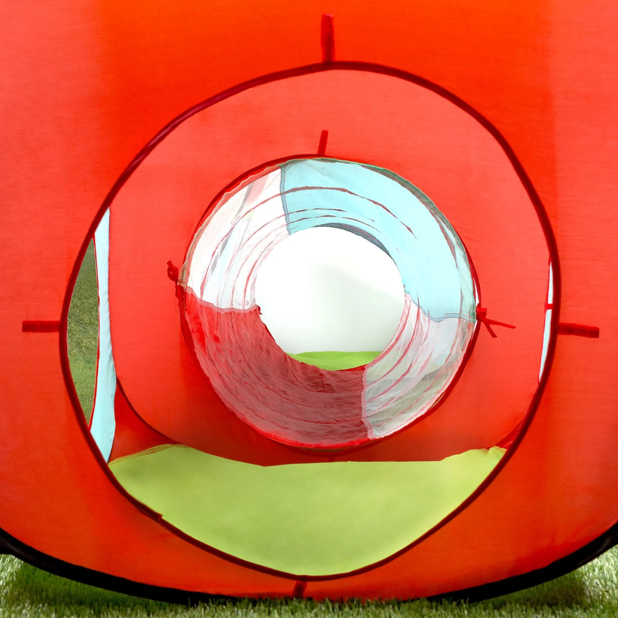 Hey! Play! Kids Tent Cube and Tunnel- Pop Up Girls and Boys