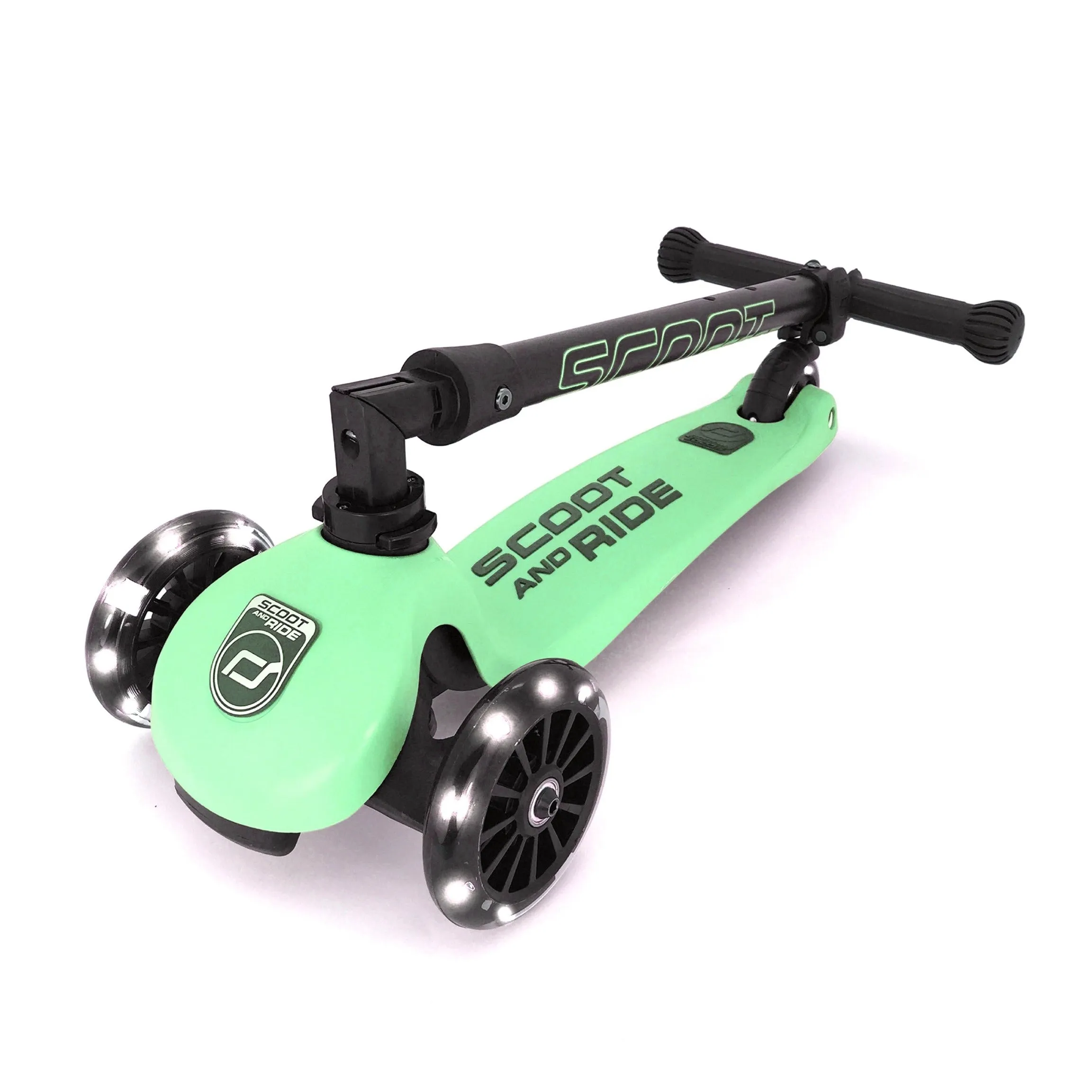 Highway Kick 3 Fold Away Scooter with LED Wheels (Kiwi)