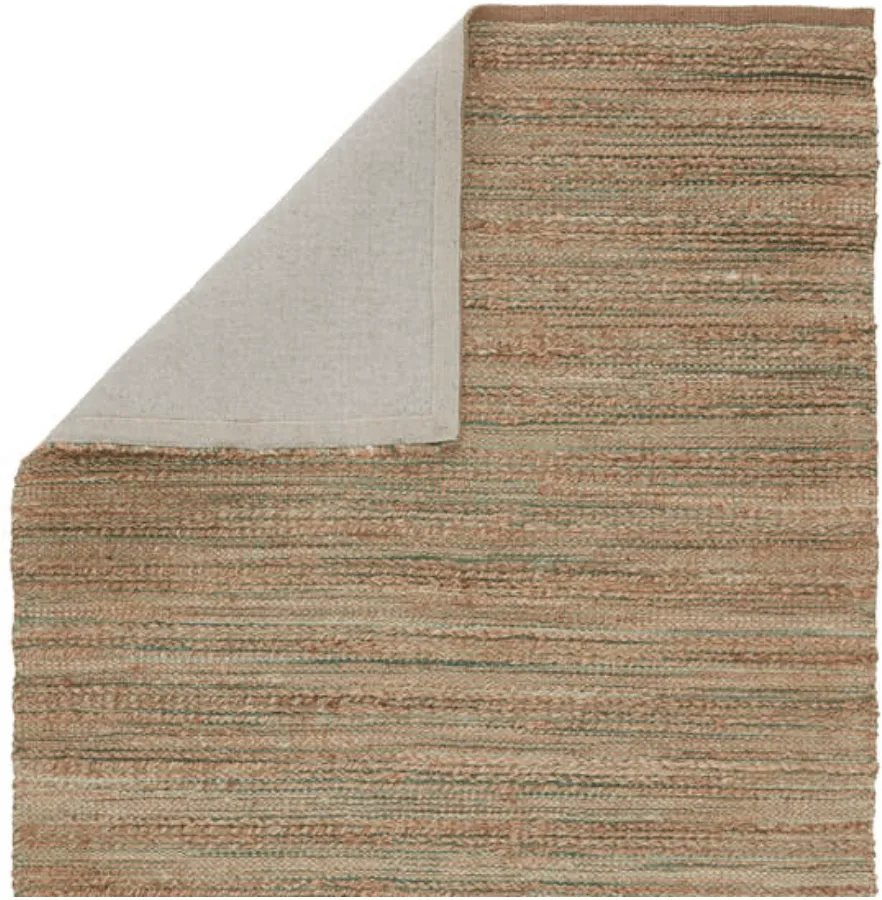 Himalaya Jute Rug - Almond, Emerald, & Sea Glass