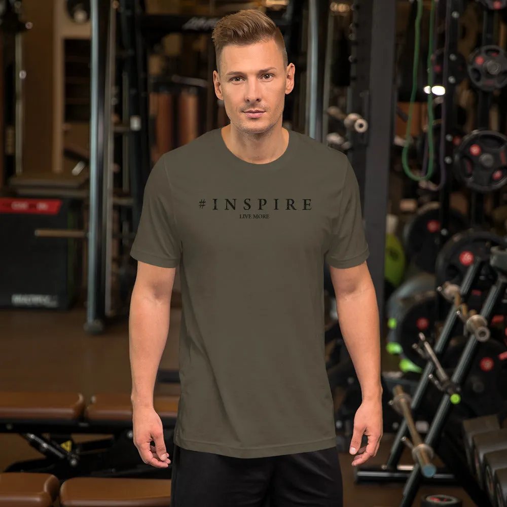 #Inspire Live More Short-Sleeve Unisex T-Shirt