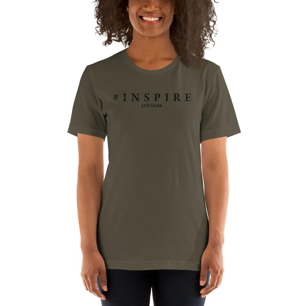 #Inspire Live More Short-Sleeve Unisex T-Shirt