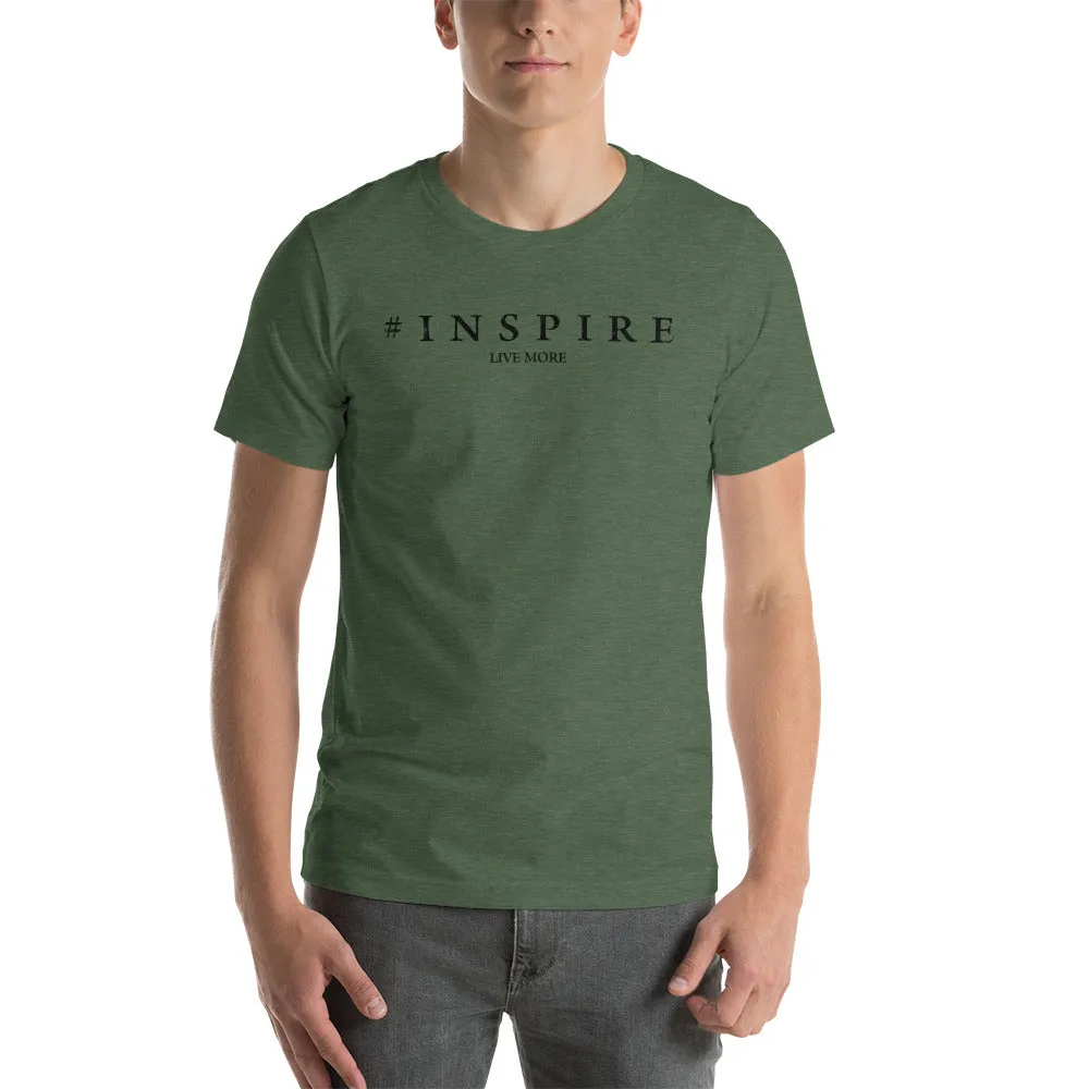 #Inspire Live More Short-Sleeve Unisex T-Shirt