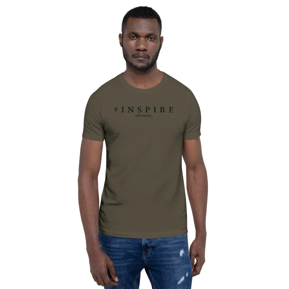 #Inspire Live More Short-Sleeve Unisex T-Shirt