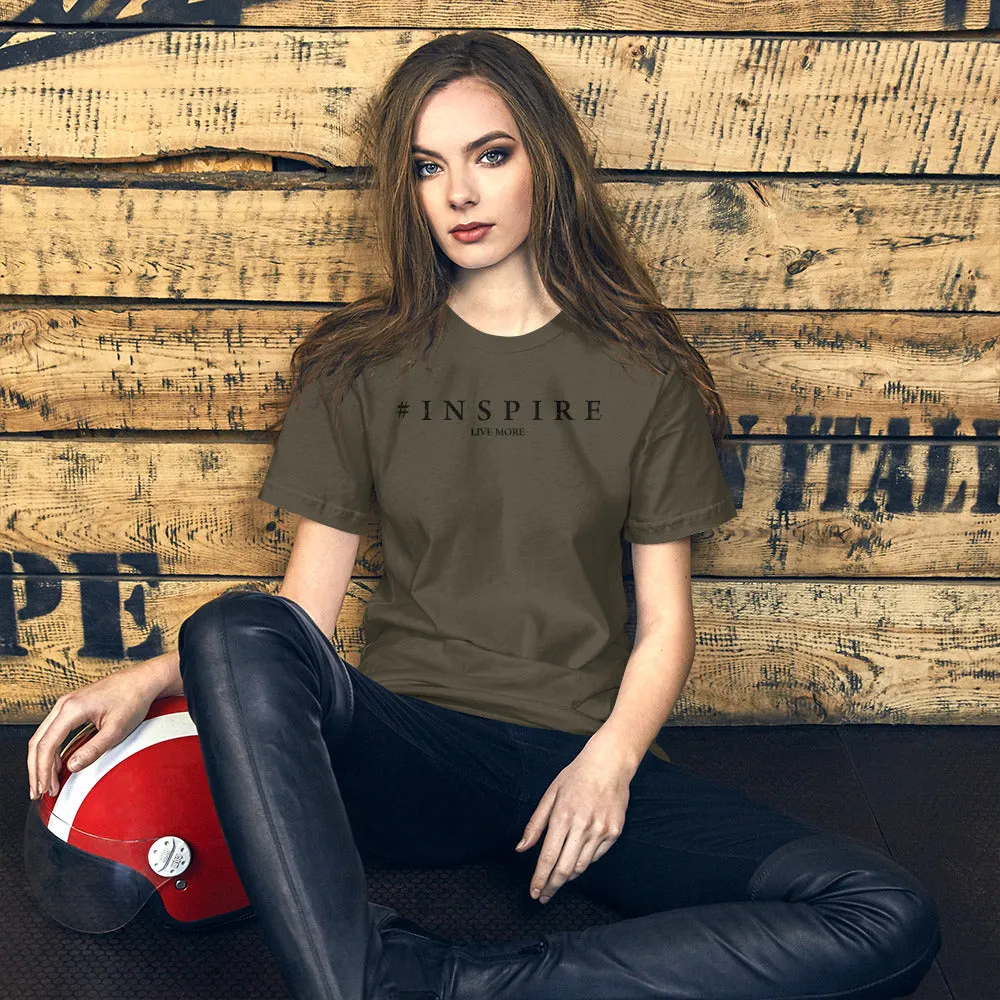 #Inspire Live More Short-Sleeve Unisex T-Shirt
