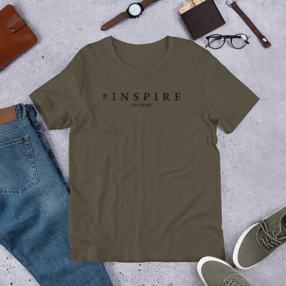 #Inspire Live More Short-Sleeve Unisex T-Shirt