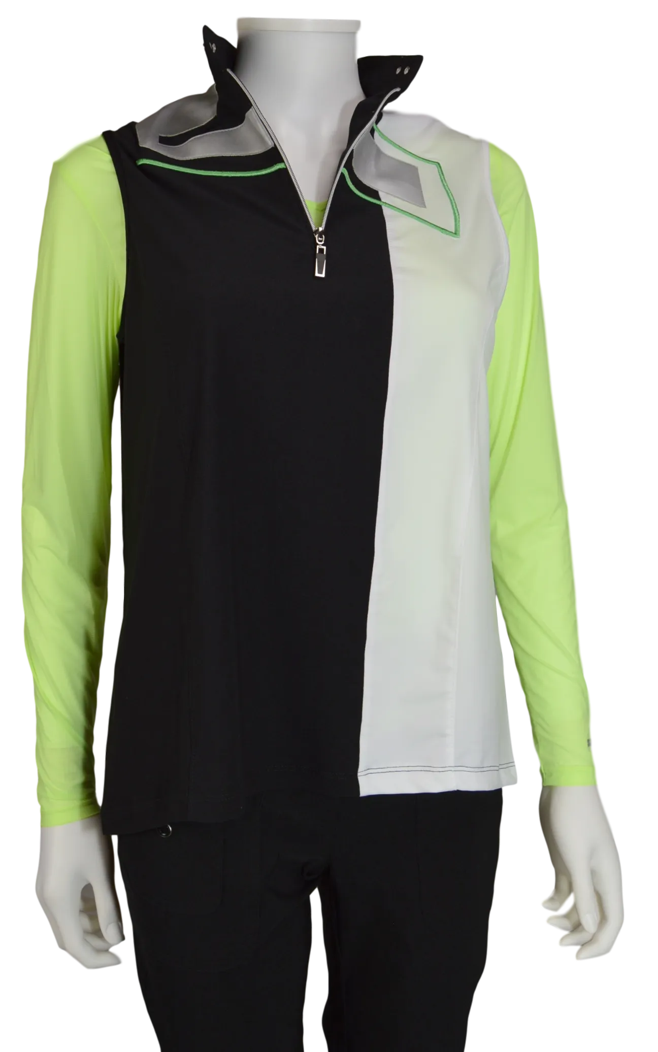 Jamie Sadock Gigabryte Yellow Sunsense Long Sleeve V Neck Shirt - UPF 30