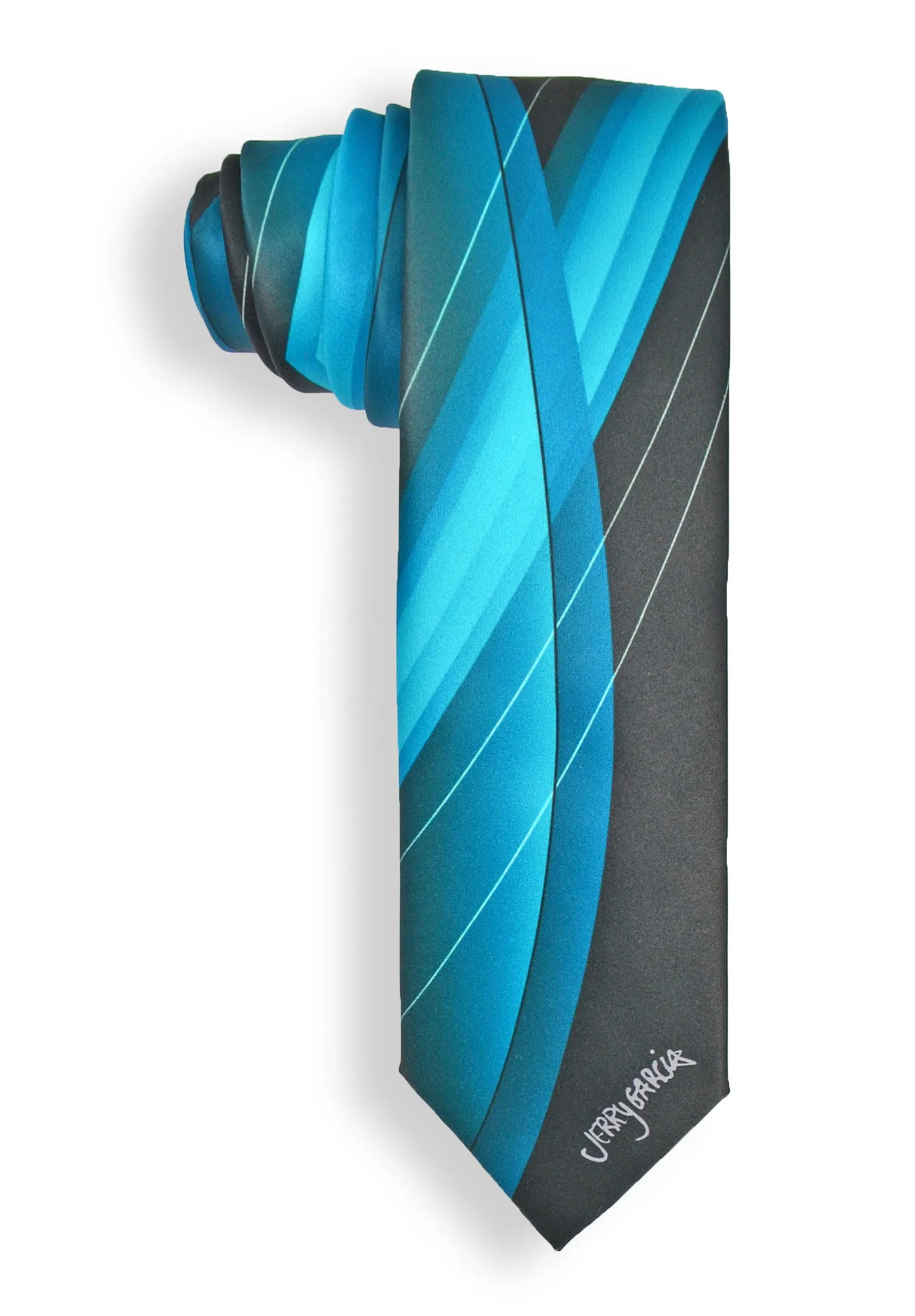 Jerry Garcia Blue Iceburg Mens Tie