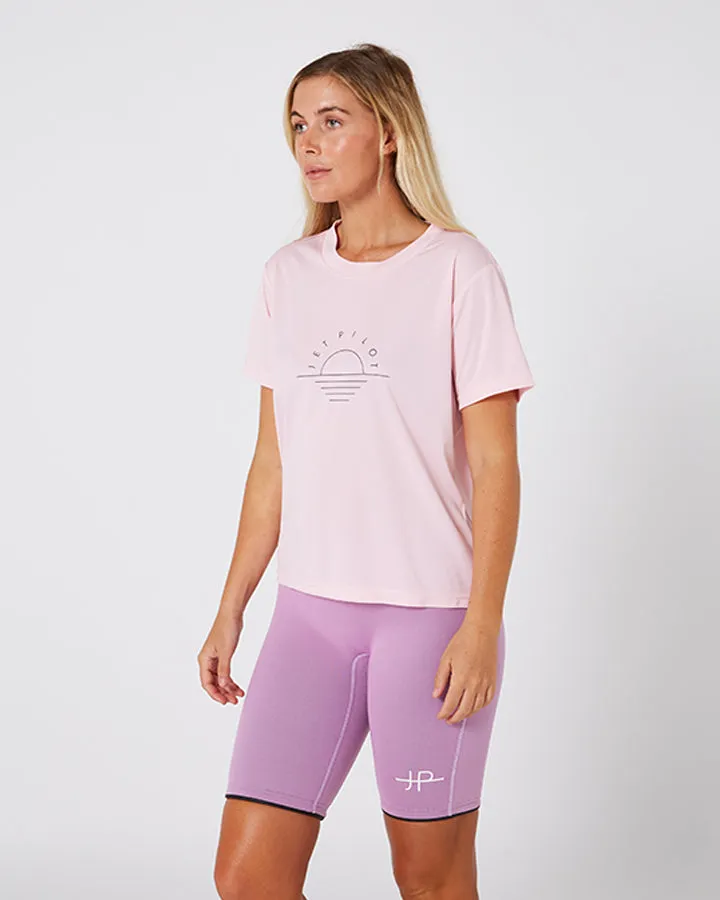 Jetpilot Pacer Dri Fit Ladies Tee - Pink