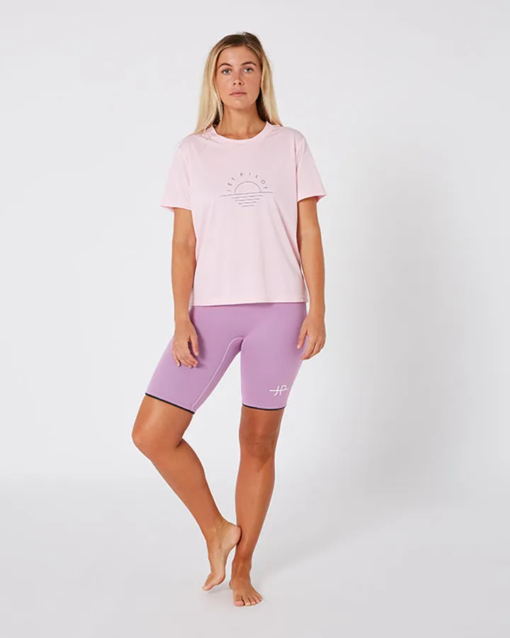 Jetpilot Pacer Dri Fit Ladies Tee - Pink