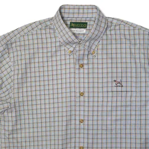 Kevin's Wrinkle Free Navy/Tan Tattersall