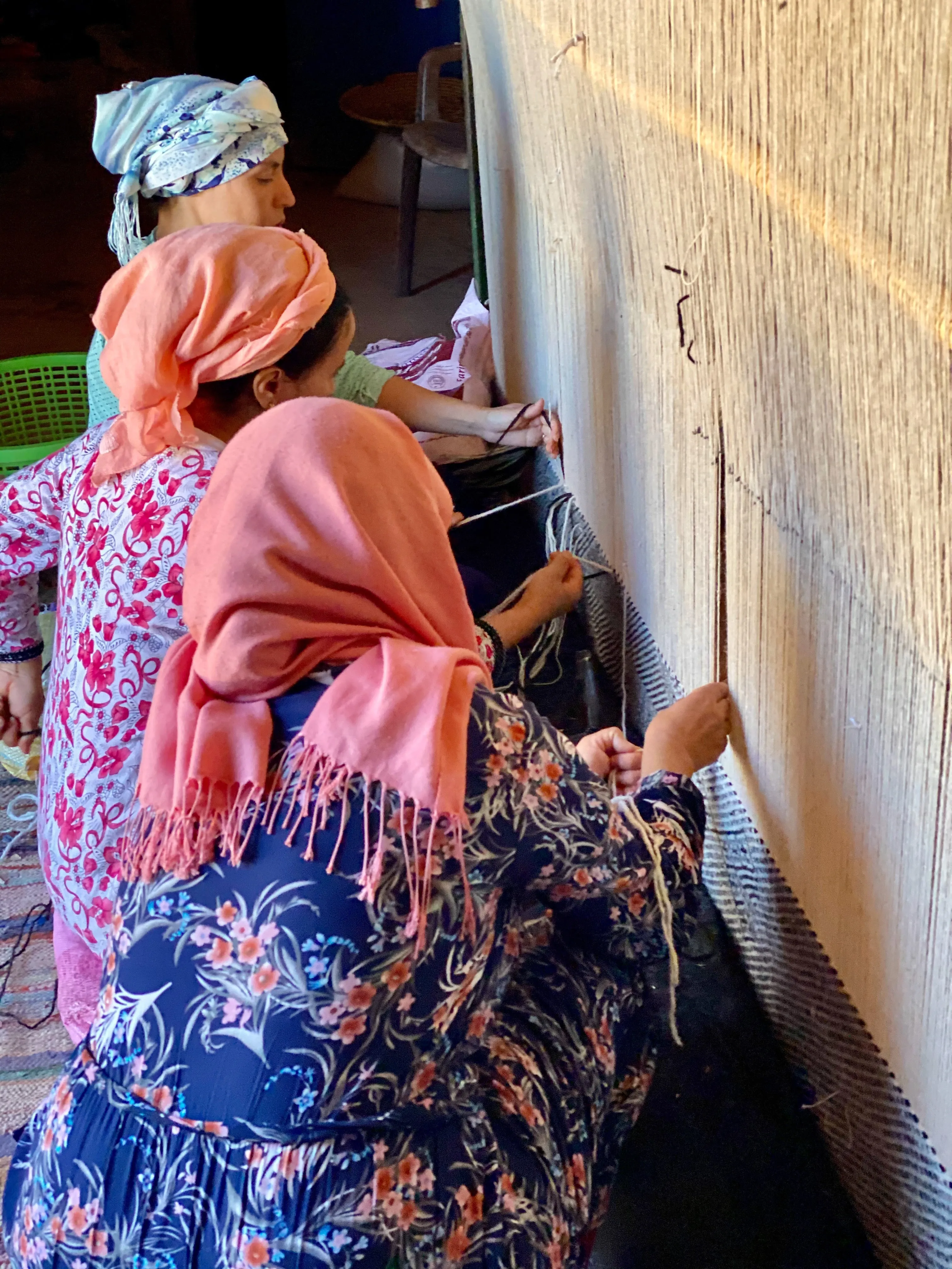Khadija’s Black and White Flatweave