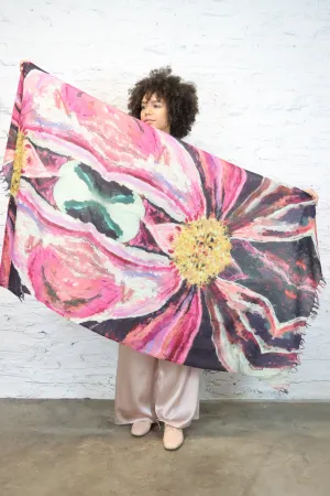 Krista Larson Fringe Shawl