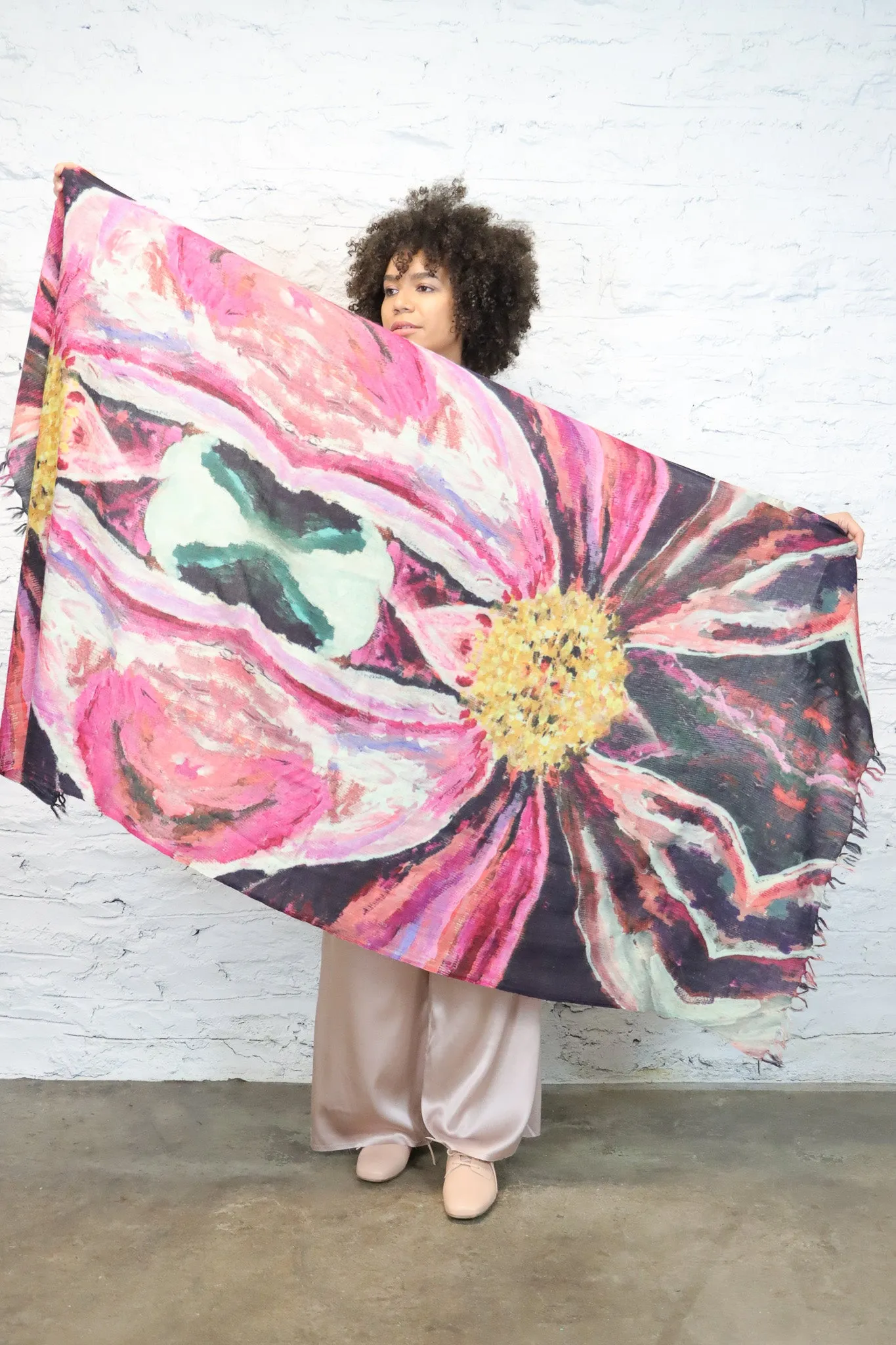 Krista Larson Fringe Shawl