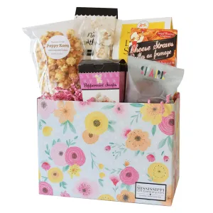 Large Floral Mint Gift Box