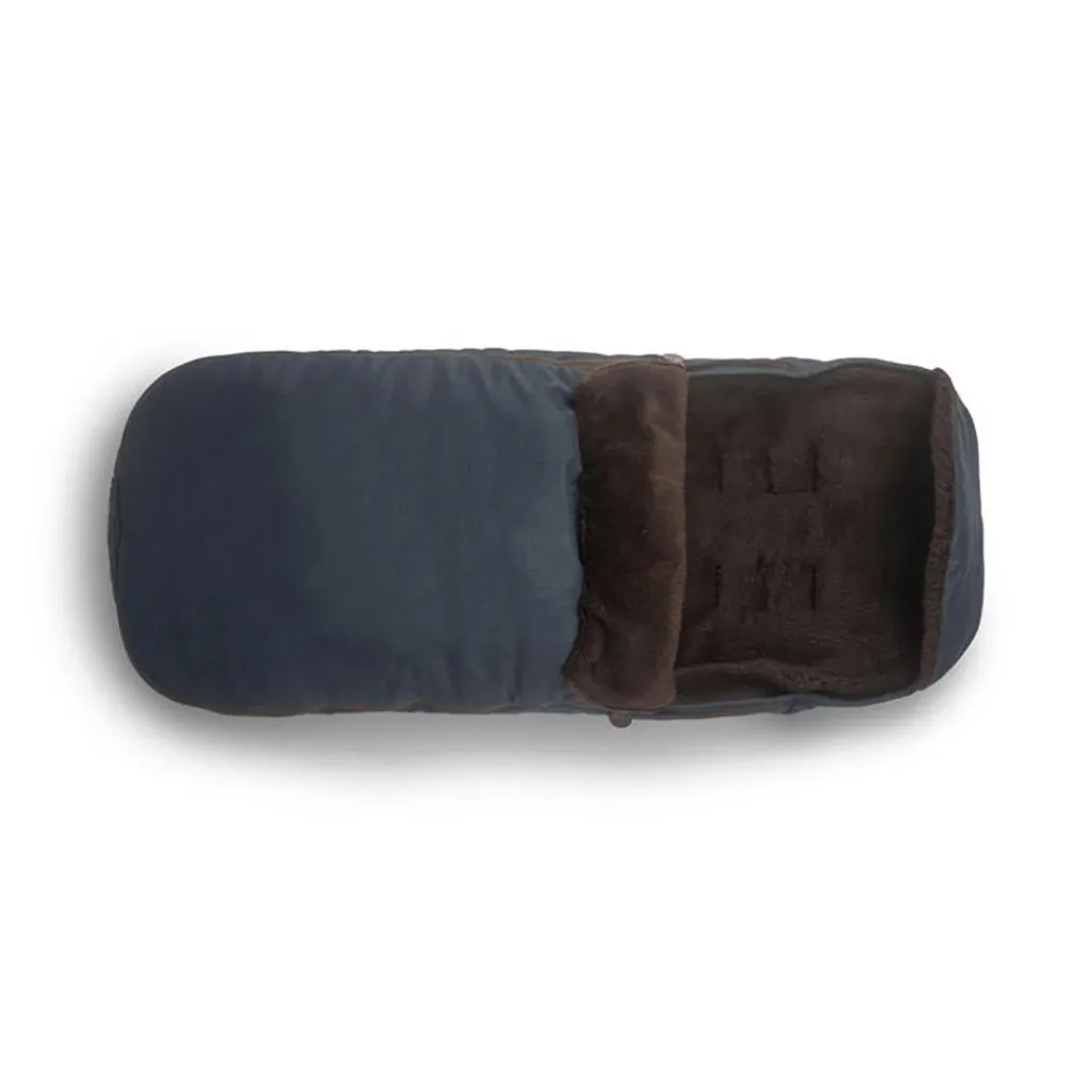 LECLERC Influencer Air Footmuff Teddy - Denim Blue (DAMAGED BOX)