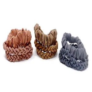 Leisure Collection Specialty Hair Tie Set