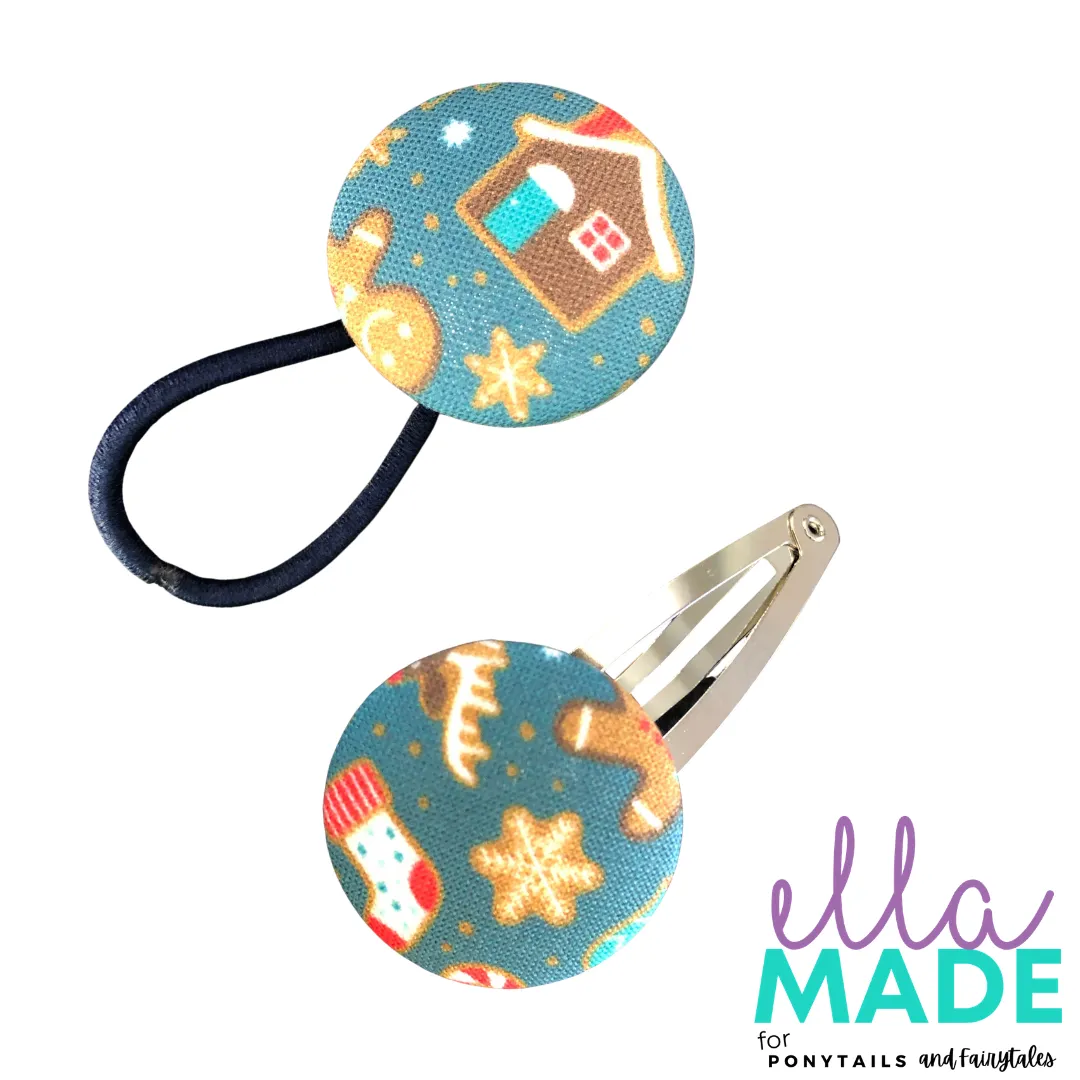 Limited Edition: Christmas Covered Buttons