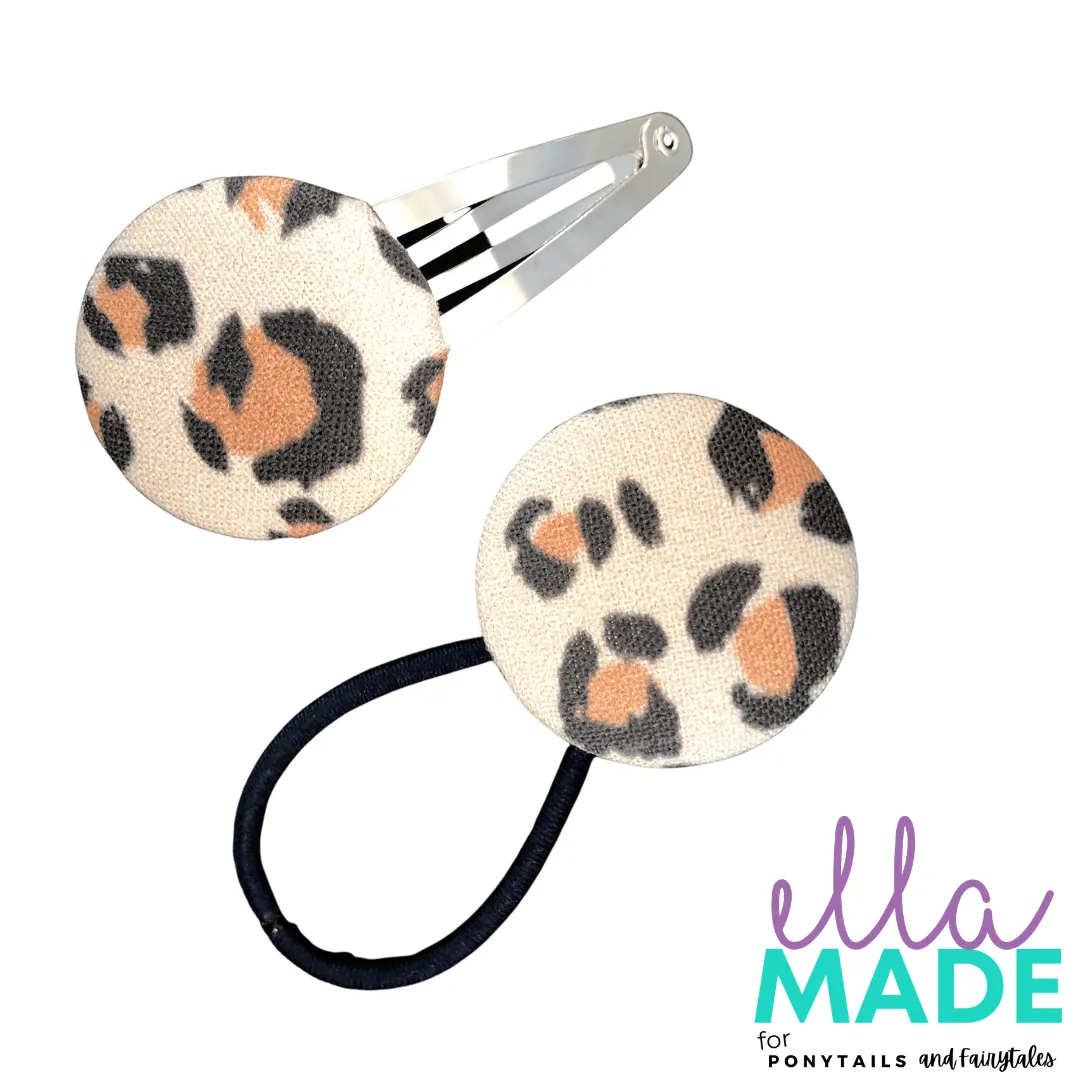 Limited Edition: Leopard Print Covered Buttons